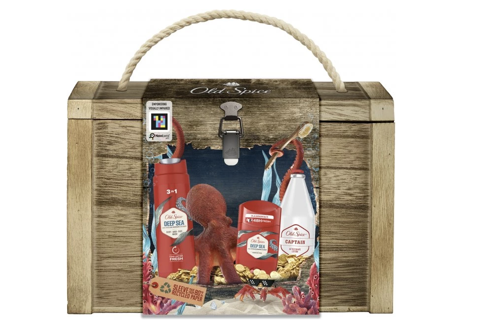 Подарунковий набір OLD SPICE (гель д/душа+дезодорант твердий+лосьйон п/гоління)